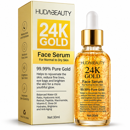Serum Anti-envelhecimento de Niacinamida e Flocos de Ouro