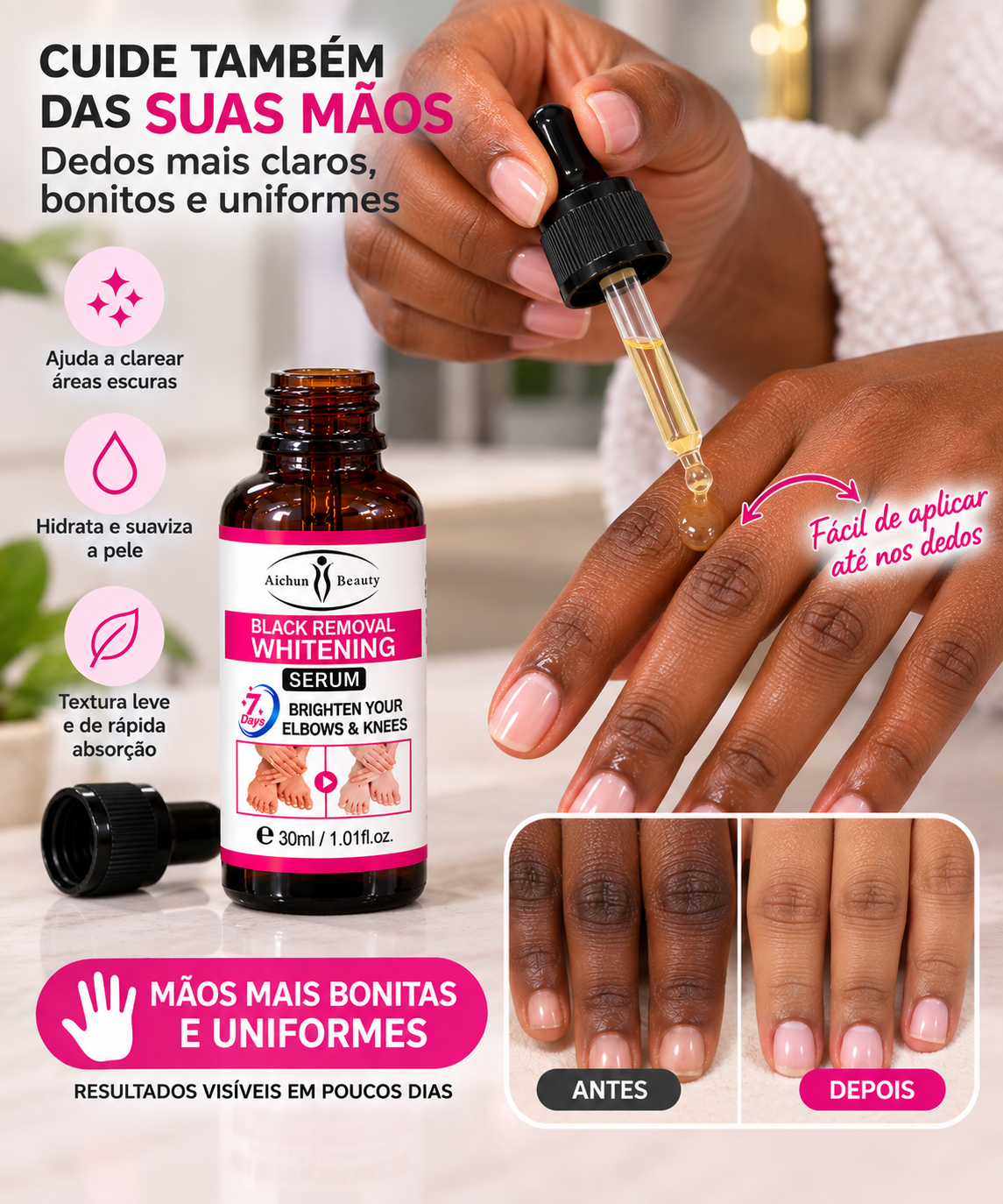 Sérum Clareador de partes Escuras