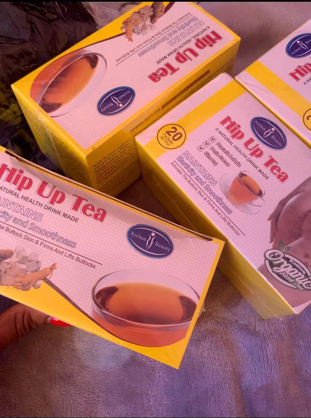 Chá para crescimento de bunda