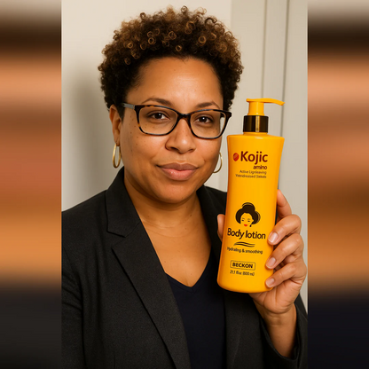 Creme Kojic acid e amino- para clareamento de manchas.